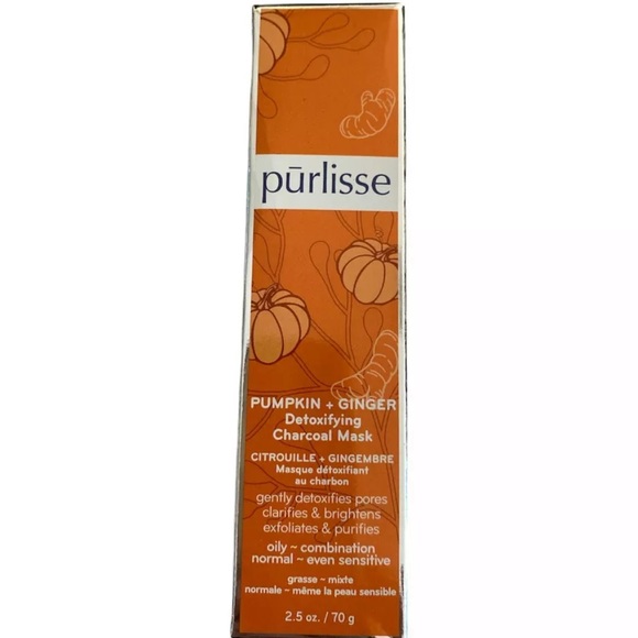 NEW Purlisse Pumpkin and Ginger Detoxifying Charcoal Mask 🍁 - Picture 2 of 4